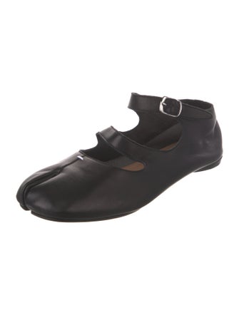 Maison Margiela Leather Mary Jane Flats