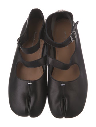 Maison Margiela Leather Mary Jane Flats