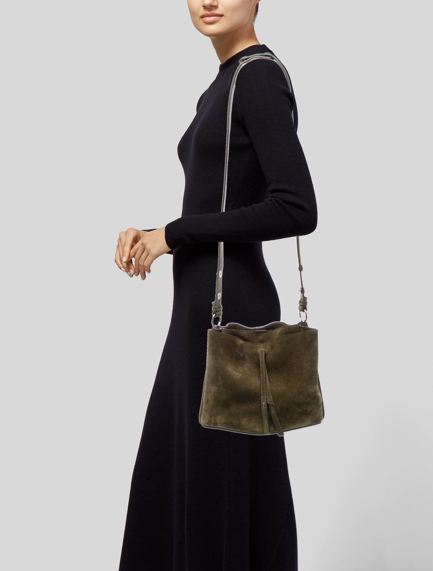 Maison Margiela Suede Shoulder Bag