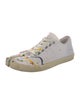 Maison Margiela Canvas Distressed Accents Sneakers