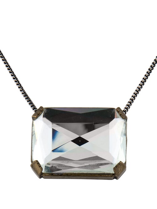Maison Margiela Crystal Pendant Necklace