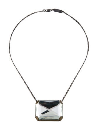 Maison Margiela Crystal Pendant Necklace