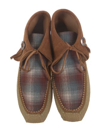 Maison Margiela Suede Lace-Up Boots