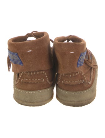 Maison Margiela Suede Lace-Up Boots