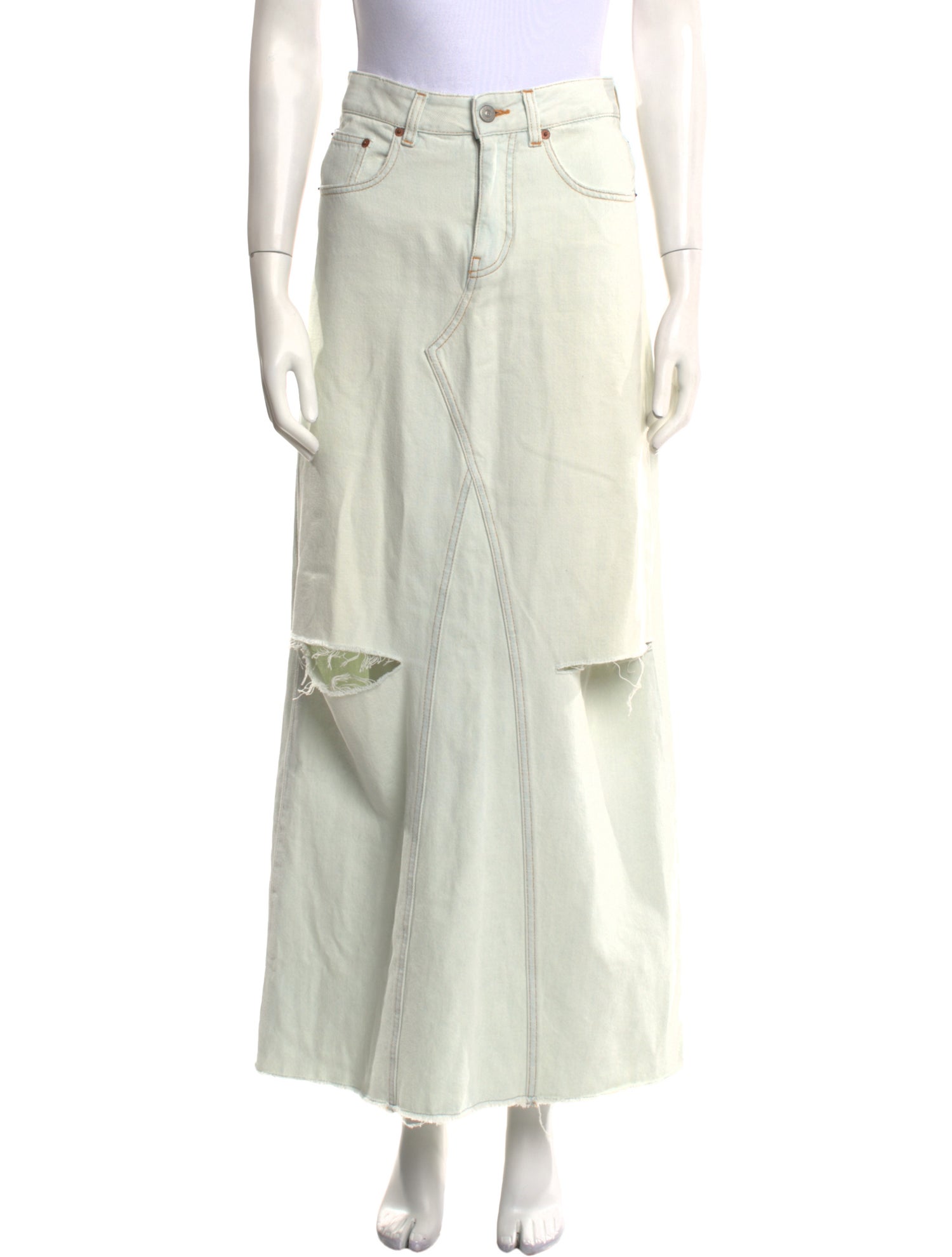 MM6 Maison Margiela 2024 Midi Length Skirt