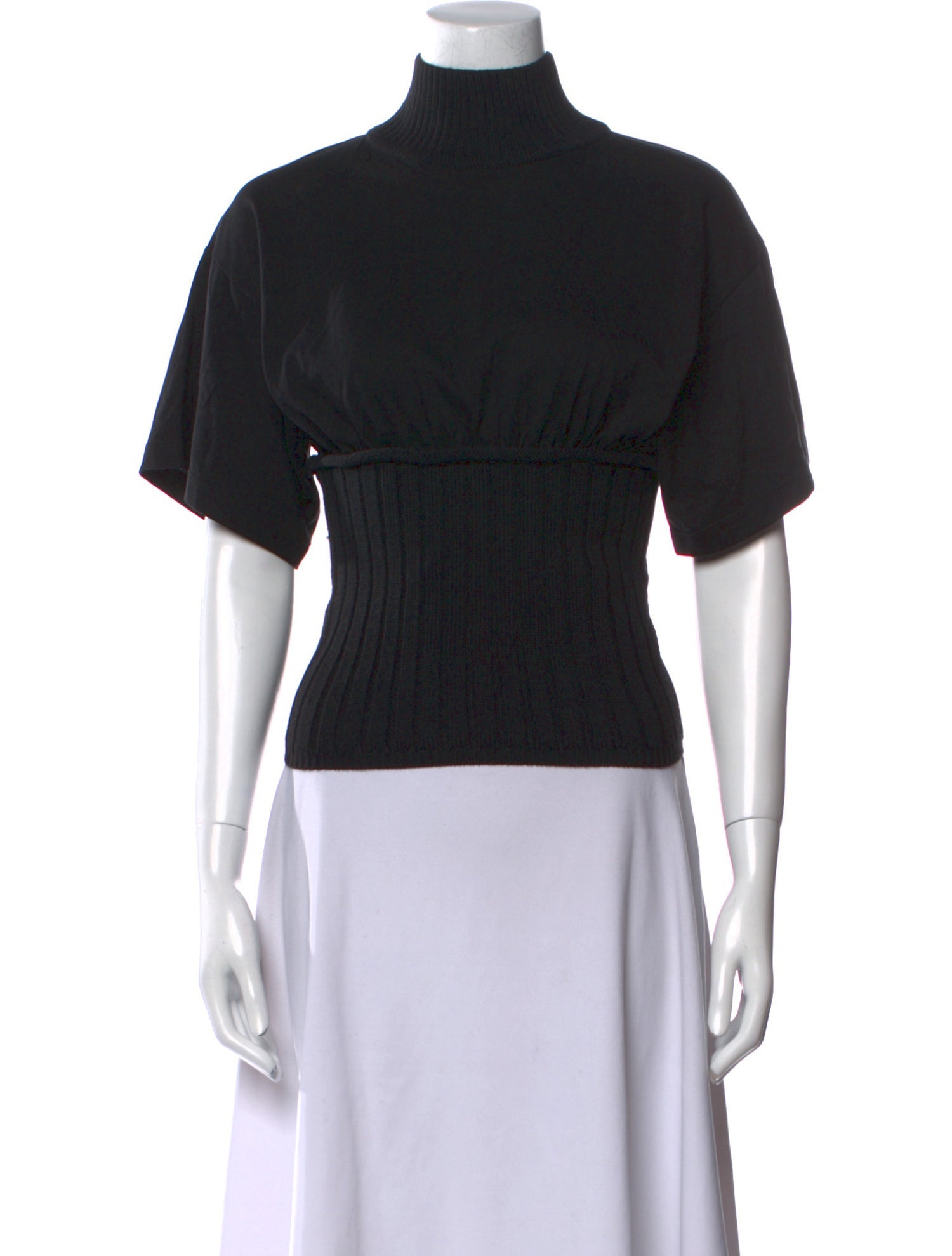 MM6 Maison Margiela 2023 Turtleneck Crop Top