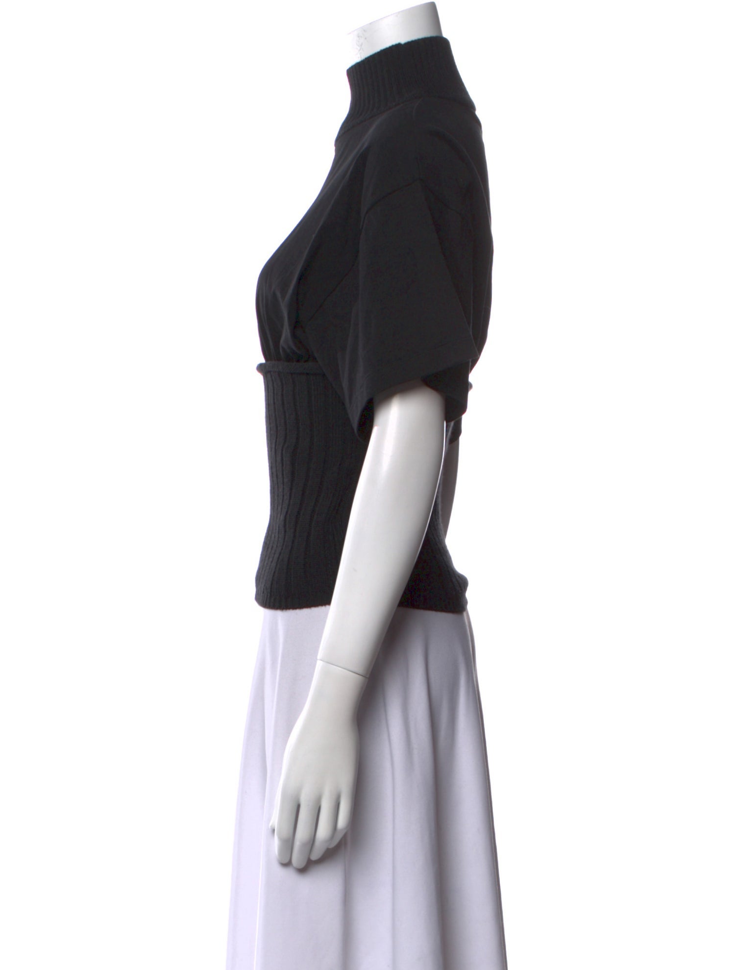 MM6 Maison Margiela 2023 Turtleneck Crop Top