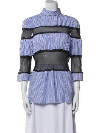 Maison Margiela 2018 Striped Blouse