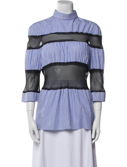 Maison Margiela 2018 Striped Blouse