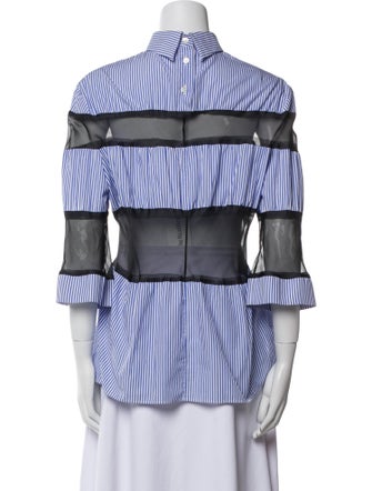 Maison Margiela 2018 Striped Blouse