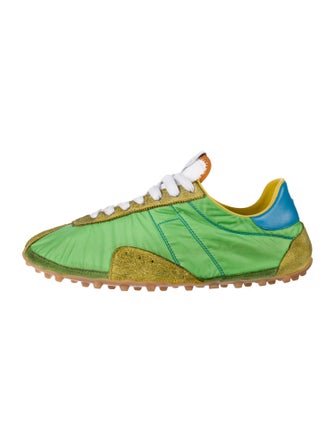 Maison Margiela Colorblock Pattern Athletic Sneakers