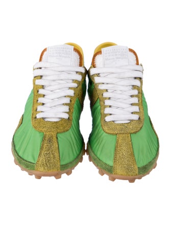 Maison Margiela Colorblock Pattern Athletic Sneakers