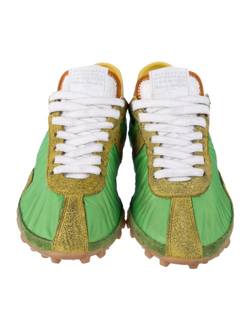 Maison Margiela Colorblock Pattern Athletic Sneakers