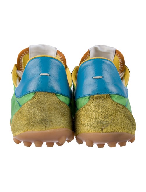Maison Margiela Colorblock Pattern Athletic Sneakers