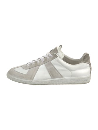 Maison Margiela Leather Printed Sneakers
