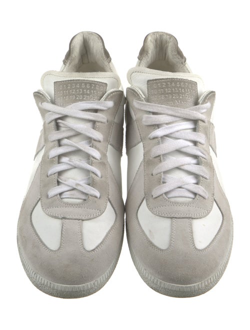 Maison Margiela Leather Printed Sneakers