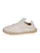 Maison Margiela Canvas Raw-Edge Trim Espadrille Sneakers