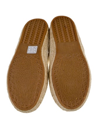 Maison Margiela Canvas Raw-Edge Trim Espadrille Sneakers