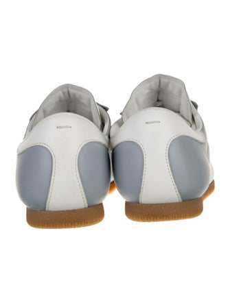 Maison Margiela Leather Scalloped Accent Sneakers