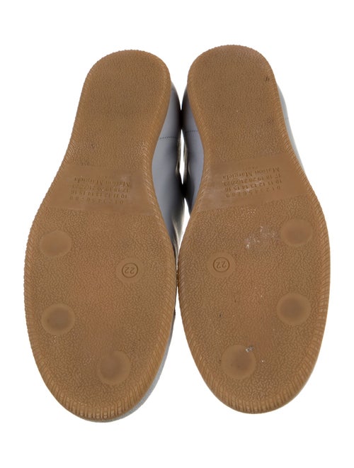 Maison Margiela Leather Scalloped Accent Sneakers