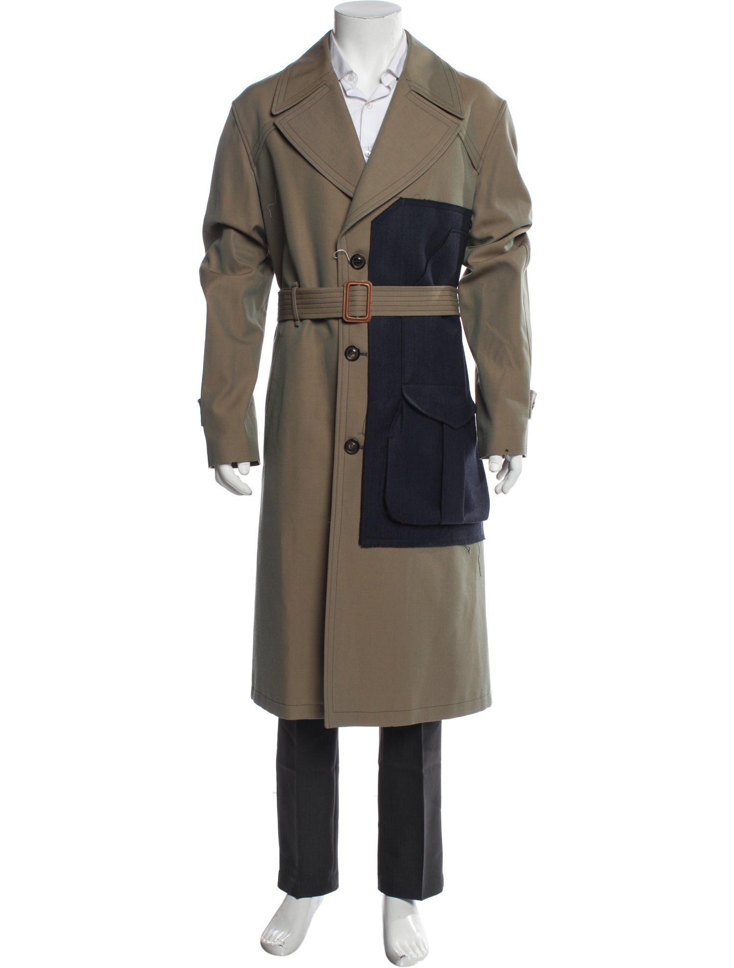 Maison Margiela 2021 Wool Trench Coat