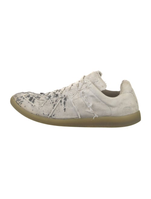 Maison Margiela Canvas Printed Sneakers