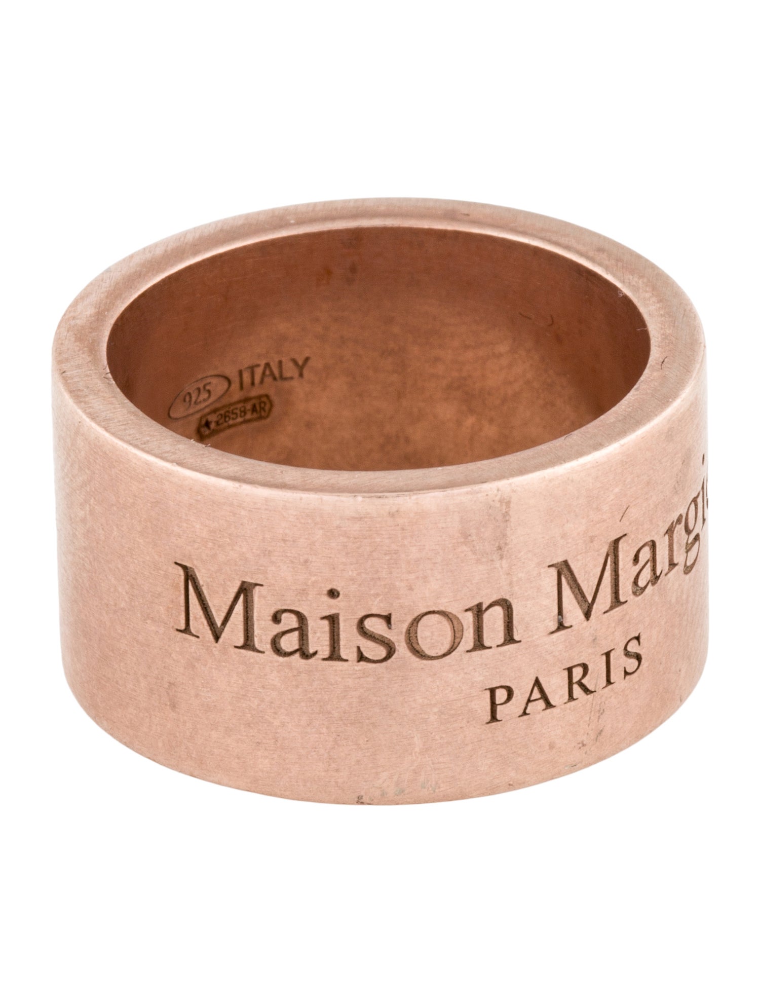 Maison Margiela Wide Logo Band Ring