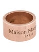 Maison Margiela Wide Logo Band Ring