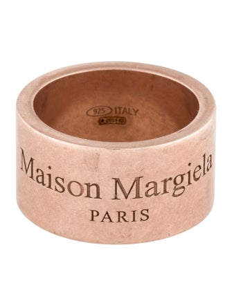 Maison Margiela Wide Logo Band Ring