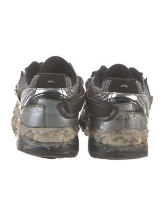 Maison Margiela Leather Printed Chunky Sneakers