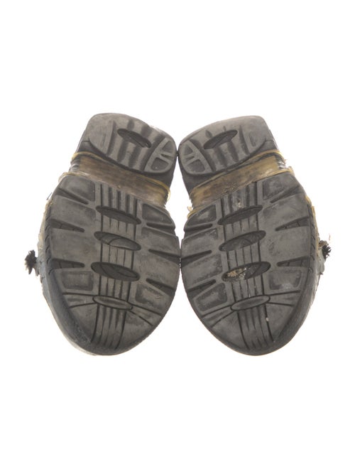 Maison Margiela Leather Printed Chunky Sneakers