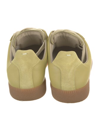 Maison Margiela Suede Colorblock Pattern Sneakers