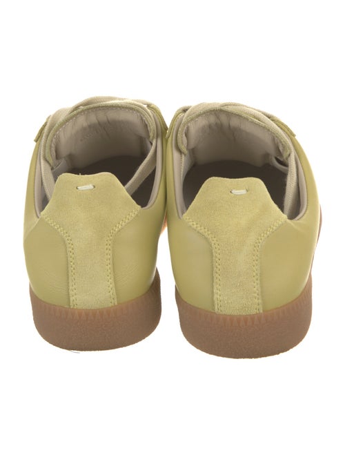 Maison Margiela Suede Colorblock Pattern Sneakers