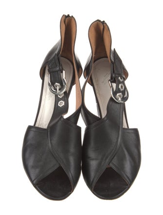 Maison Margiela Leather Slingback Pumps