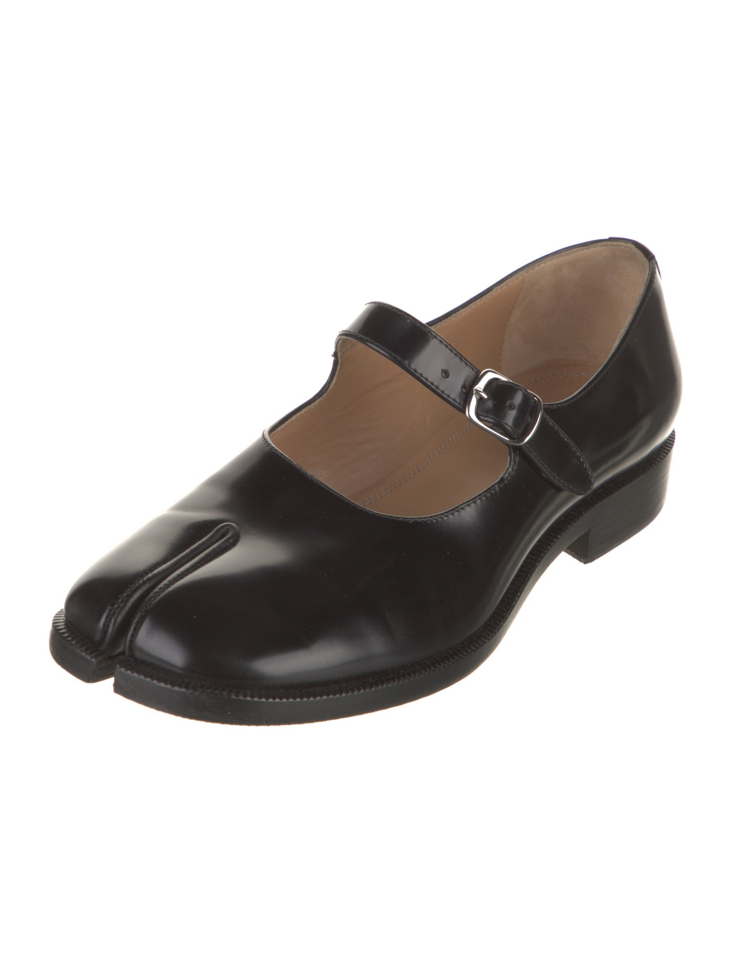 Maison Margiela Patent Leather Mary Jane Flats