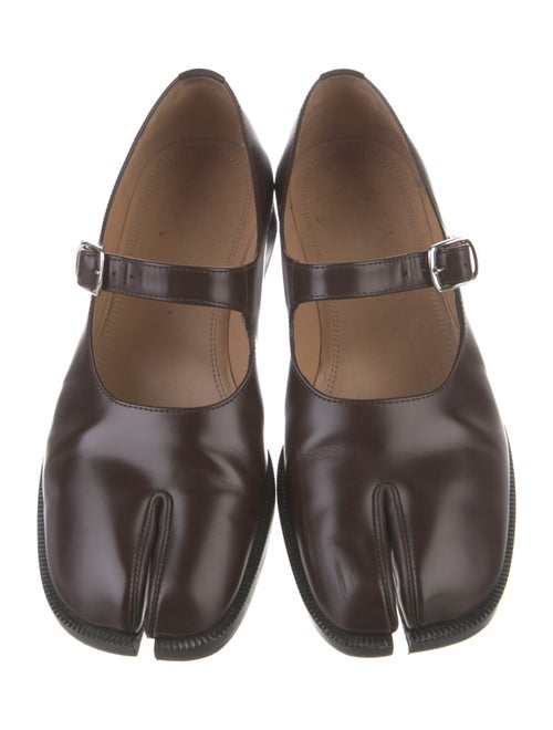 Maison Margiela Leather Mary Jane Flats