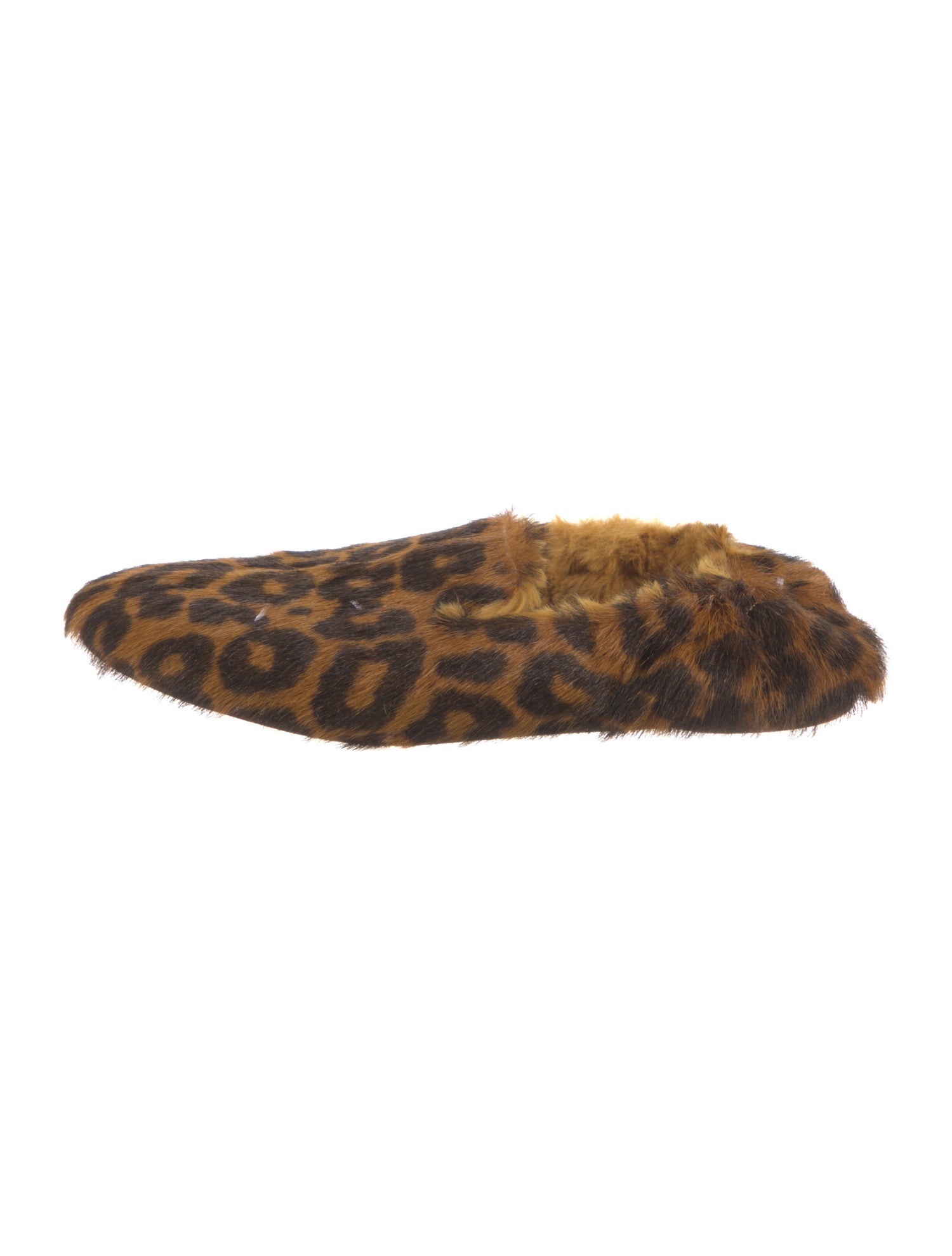 Maison Margiela Ponyhair Animal Print Ballet Flats