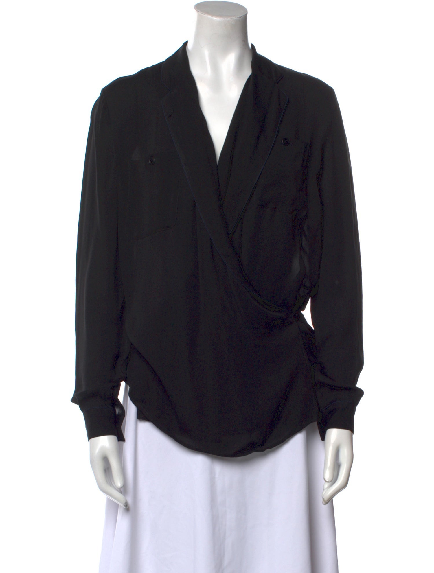 Maison Margiela 2018 V-Neck Blouse