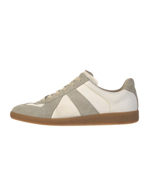 Maison Margiela Leather Printed Sneakers