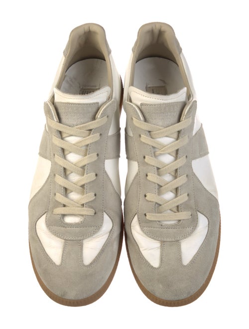 Maison Margiela Leather Printed Sneakers