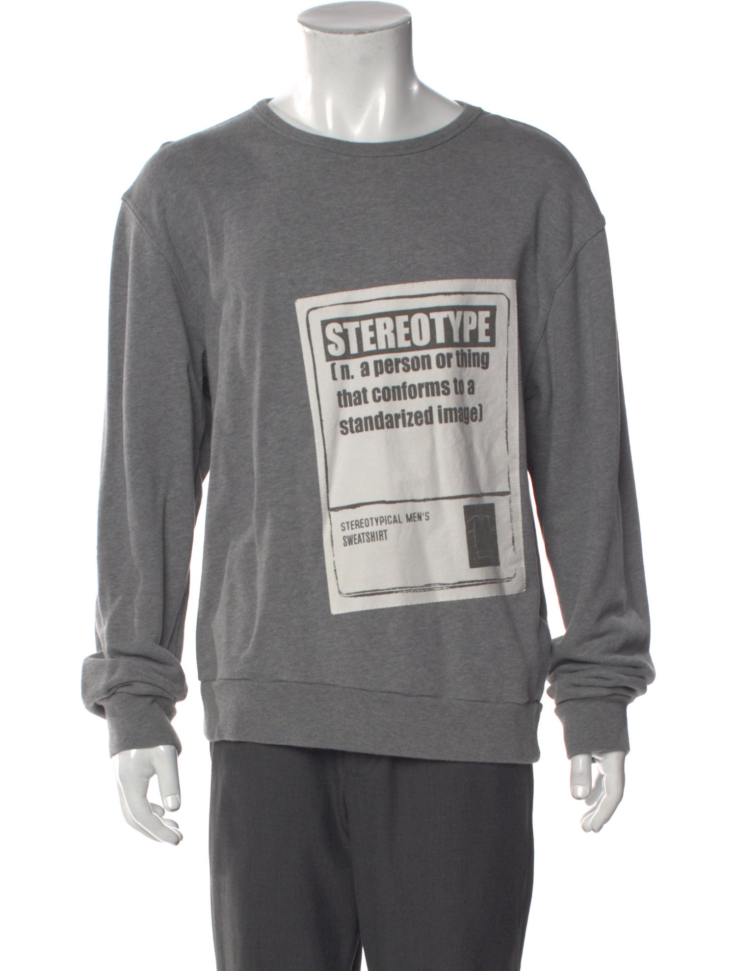 Maison Margiela 2018 Graphic Print Pullover Sweatshirt