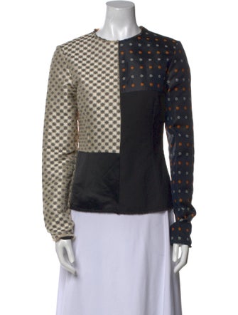 Maison Margiela 2015 Plaid Print Top