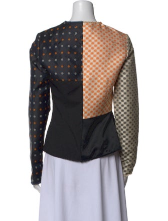 Maison Margiela 2015 Plaid Print Top