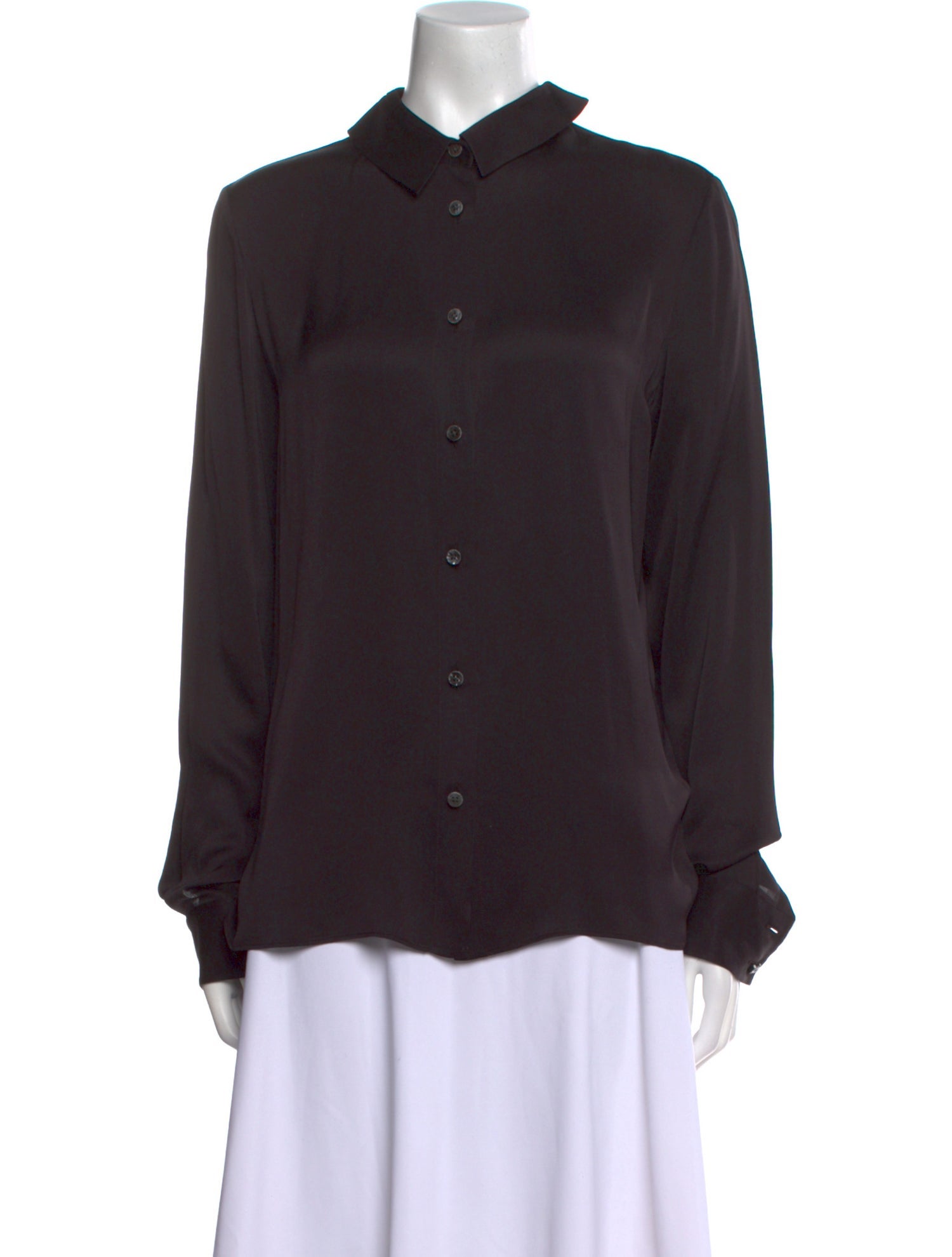 Maison Margiela 2016 Silk Button-Up Top