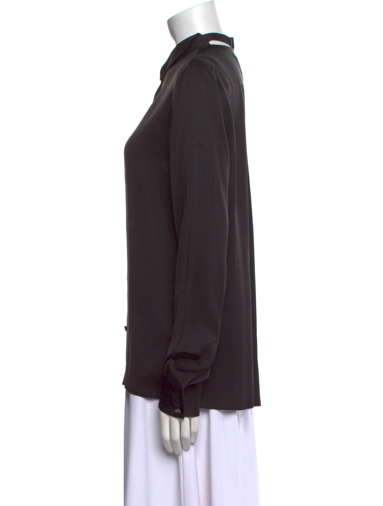 Maison Margiela 2016 Silk Button-Up Top