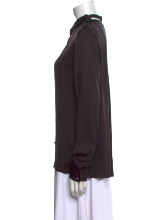 Maison Margiela 2016 Silk Button-Up Top