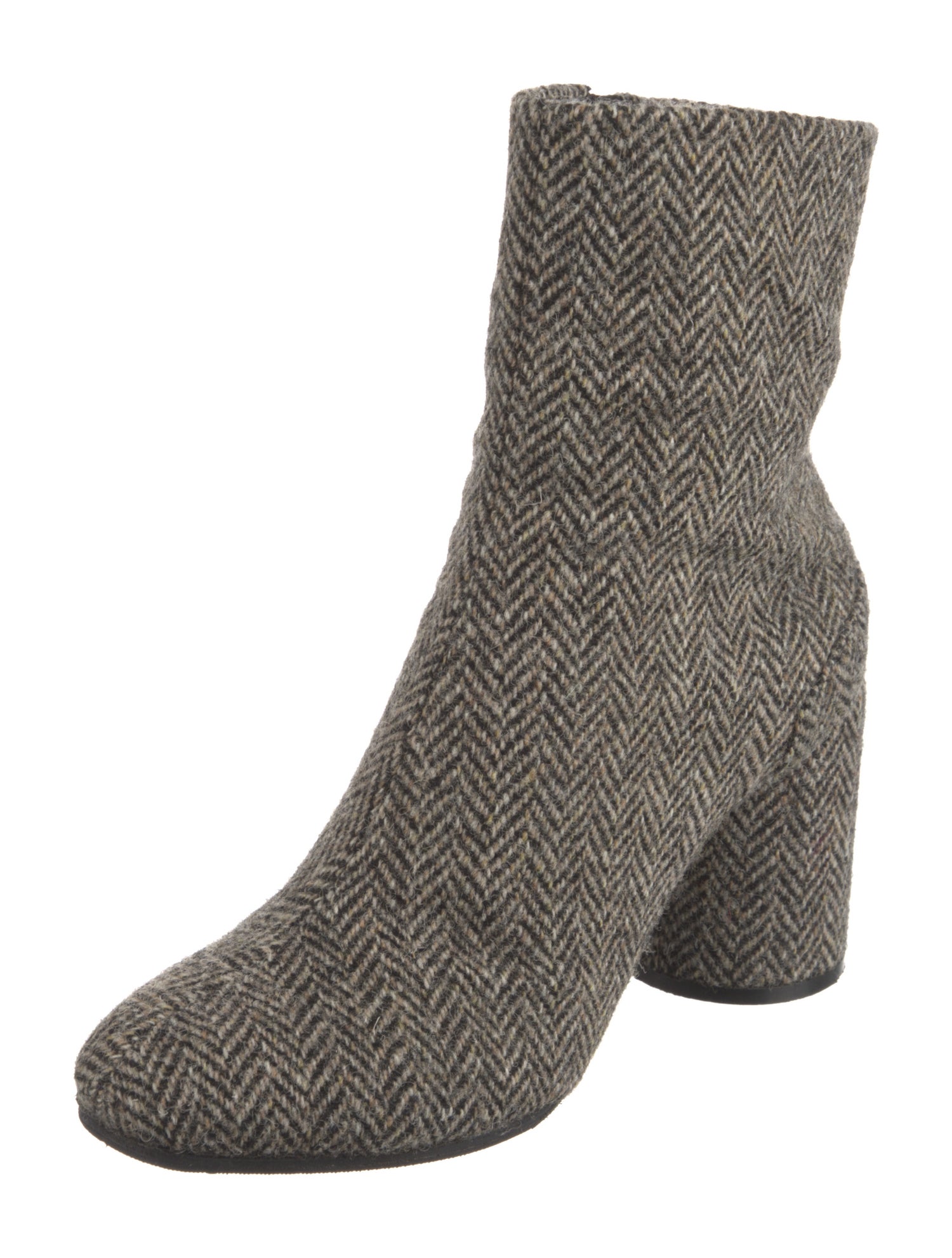 Maison Margiela Houndstooth Print Sock Boots