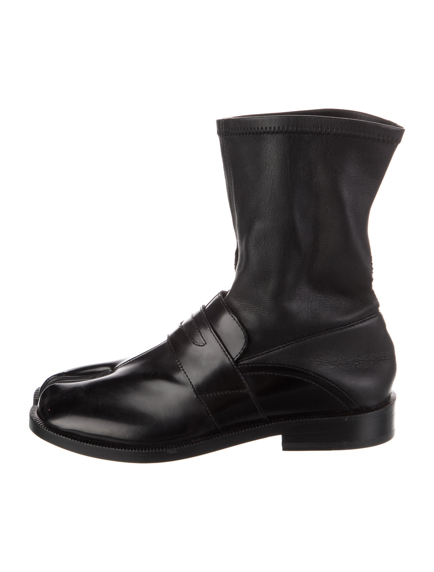 Maison Margiela Leather Combat Boots