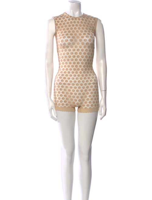 Maison Martin Margiela 2015 Floral Print Romper