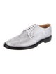 Maison Margiela Leather Crystal Embellishments Derby Shoes